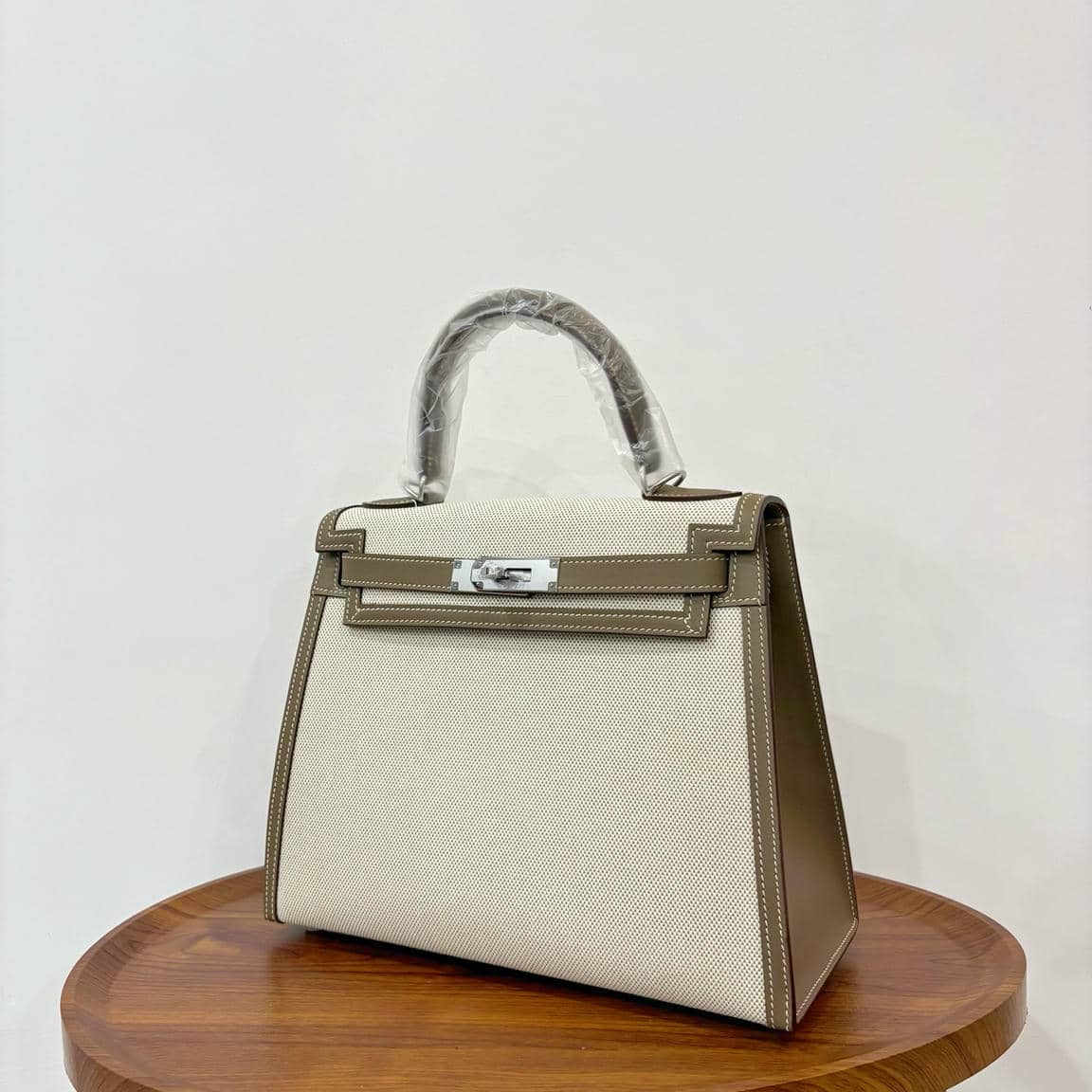Kelly Canvas-Leather Mix-2